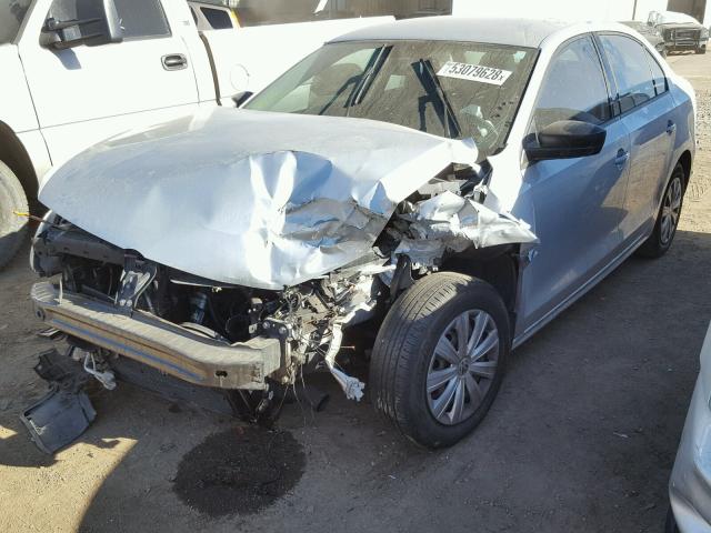 3VW1K7AJ1DM211089 - 2013 VOLKSWAGEN JETTA BASE 银色 照片 2