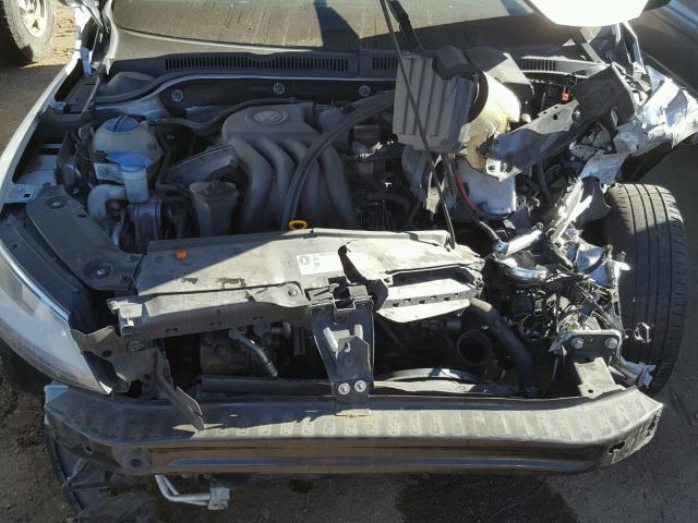 3VW1K7AJ1DM211089 - 2013 VOLKSWAGEN JETTA BASE 银色 照片 7