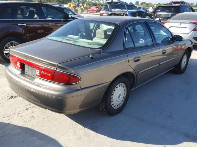 2G4WS52J841208821 - 2004 BUICK CENTURY CU BROWN photo 4