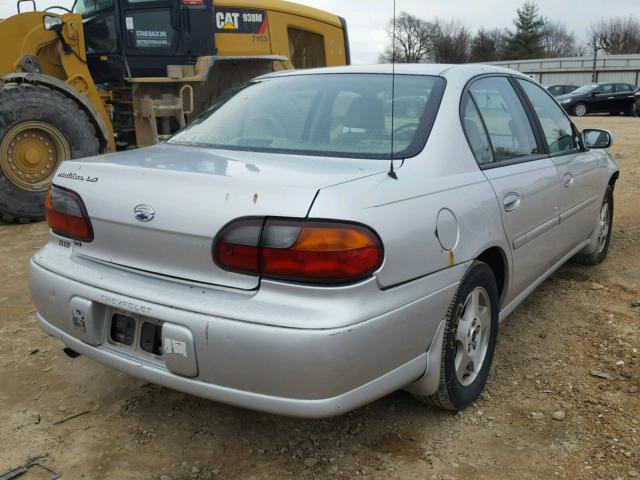 1G1NE52J22M572508 - 2002 CHEVROLET MALIBU LS 银色 照片 4