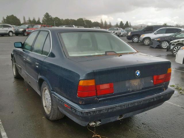 WBAHD6311MBJ60409 - 1991 BMW 525 I AUTO GREEN photo 3