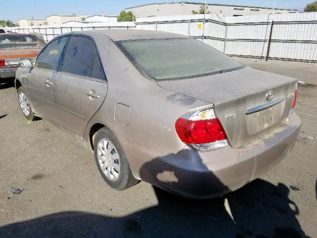 4T1BE30K95U395210 - 2005 TOYOTA CAMRY LE TAN photo 3