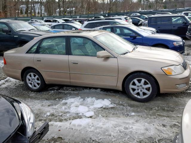 4T1BF28B41U157545 - 2001 TOYOTA AVALON XL GOLD photo 9