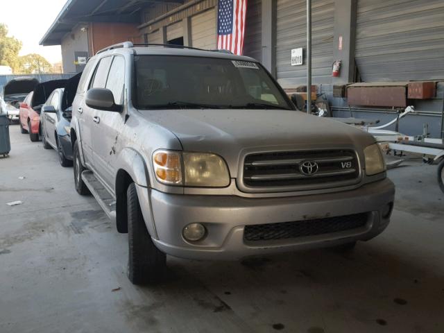 5TDZT38A61S039901 - 2001 TOYOTA SEQUOIA LI GRAY photo 1