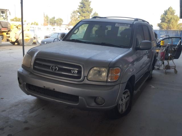 5TDZT38A61S039901 - 2001 TOYOTA SEQUOIA LI GRAY photo 2