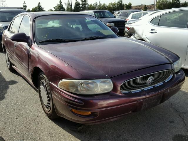 1G4HP52K144103528 - 2004 BUICK LESABRE CU BURGUNDY photo 1