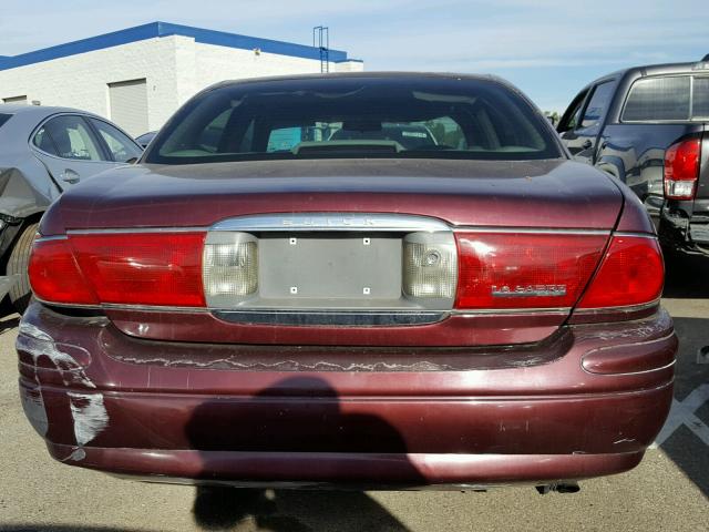 1G4HP52K144103528 - 2004 BUICK LESABRE CU BURGUNDY photo 9