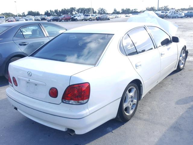 JT8BD68S6W0034781 - 1998 LEXUS GS 300 WHITE photo 4