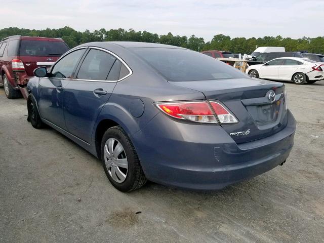 1YVHZ8BH6B5M16273 - 2011 MAZDA 6 I GRAY photo 3