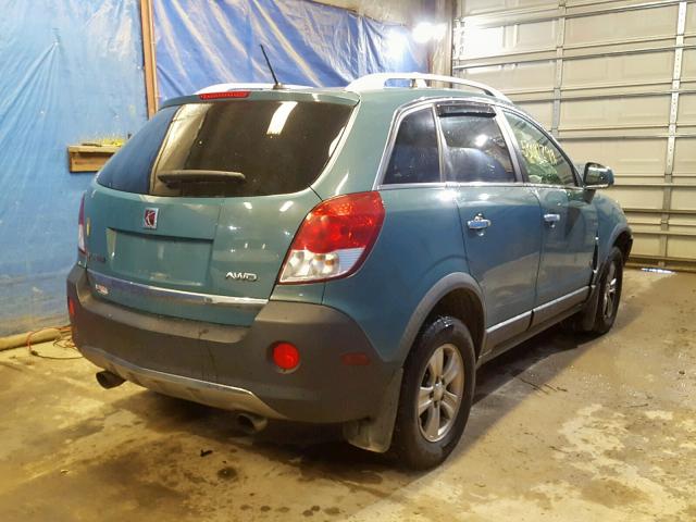 3GSDL43N88S661906 - 2008 SATURN VUE XE GREEN photo 4