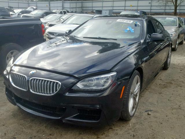 WBA6B4C59FD761305 - 2015 BMW 650 XI BLACK photo 2