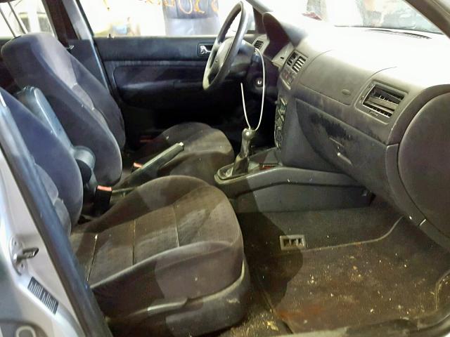 WVWSL61J64W062595 - 2004 VOLKSWAGEN JETTA GLS SILVER photo 5