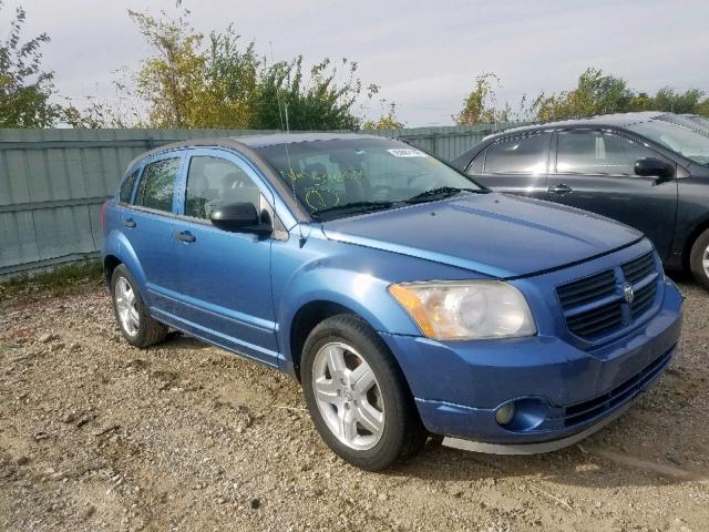 1B3HB48B67D596388 - 2007 DODGE CALIBER SX BLUE photo 1