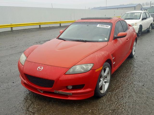 JM1FE17N940125684 - 2004 MAZDA RX8 RED photo 2