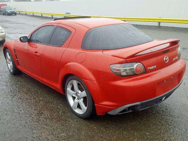 JM1FE17N940125684 - 2004 MAZDA RX8 RED photo 3