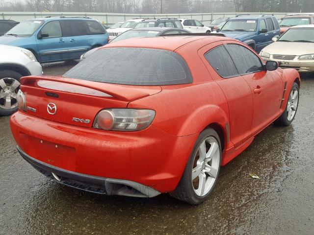 JM1FE17N940125684 - 2004 MAZDA RX8 RED photo 4