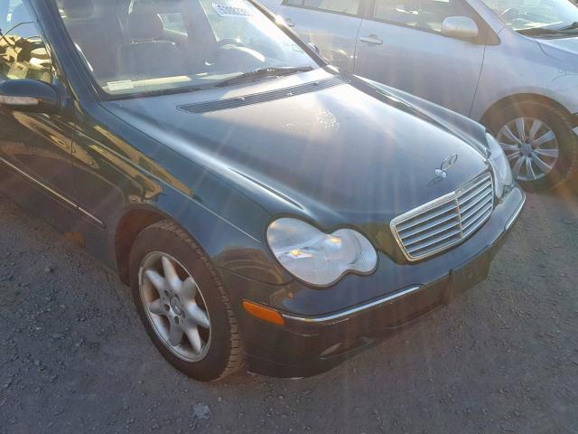 WDBRF61J23E010518 - 2003 MERCEDES-BENZ C 240 GREEN photo 9