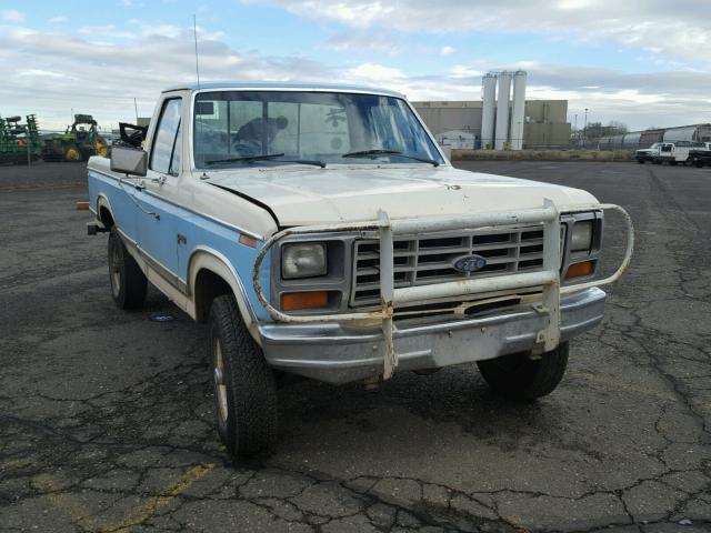 1FTHF2615DPA23235 - 1983 FORD F250 BLUE photo 1