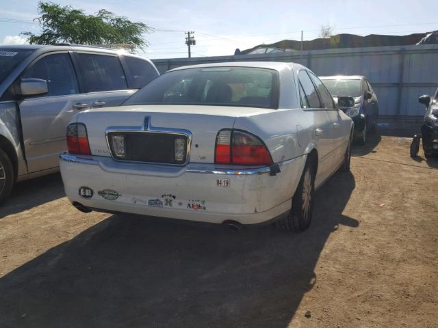 1LNHM86S73Y677417 - 2003 LINCOLN LS WHITE photo 4