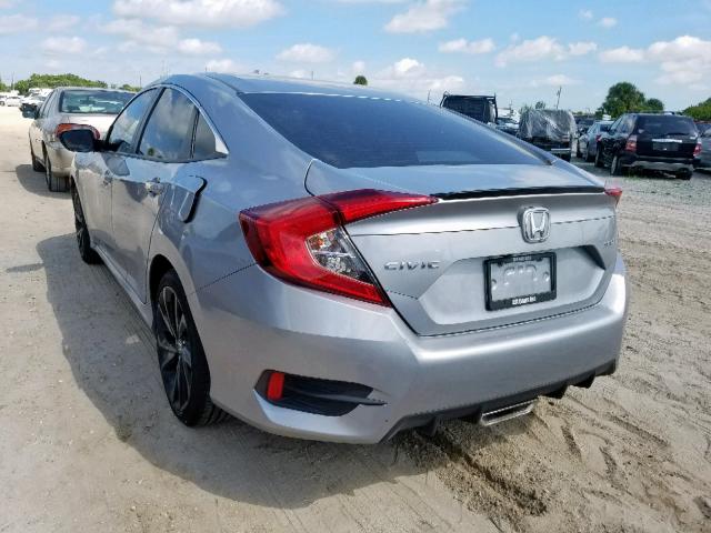 19XFC2F87KE012196 - 2019 HONDA CIVIC SPOR SILVER photo 3