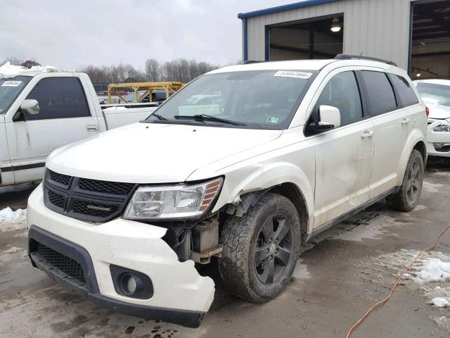 3D4PH1FG5BT562499 - 2011 DODGE JOURNEY MA WHITE photo 2