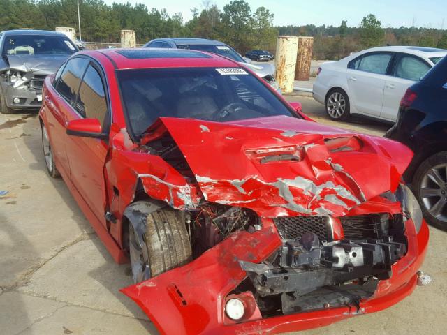 6G2EC57Y69L228674 - 2009 PONTIAC G8 GT RED photo 1