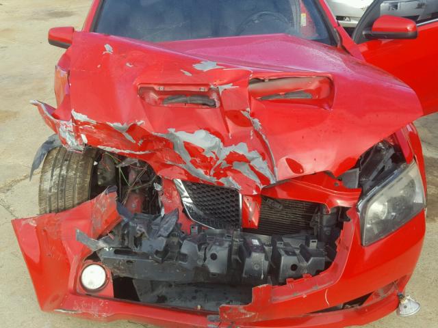 6G2EC57Y69L228674 - 2009 PONTIAC G8 GT RED photo 7