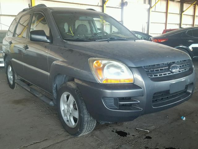 KNDJF724777450967 - 2007 KIA SPORTAGE L GRAY photo 1