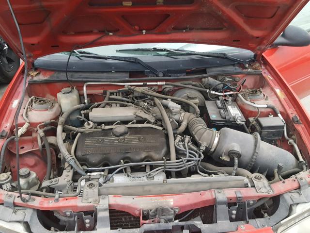 1FALP13P6VW256029 - 1997 FORD ESCORT LX RED photo 7