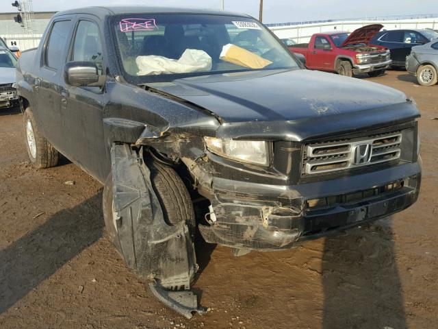 2HJYK16406H566785 - 2006 HONDA RIDGELINE BLACK photo 1