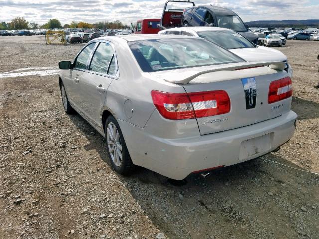 3LNHM26146R635634 - 2006 LINCOLN ZEPHYR BEIGE photo 3