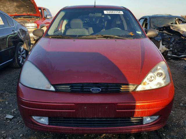 3FAFP31323R184979 - 2003 FORD FOCUS ZX3 RED photo 9