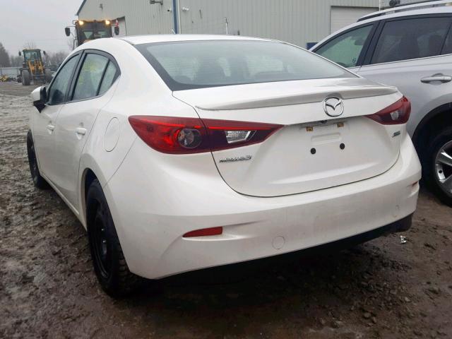 JM1BM1V72E1117668 - 2014 MAZDA 3 TOURING WHITE photo 3