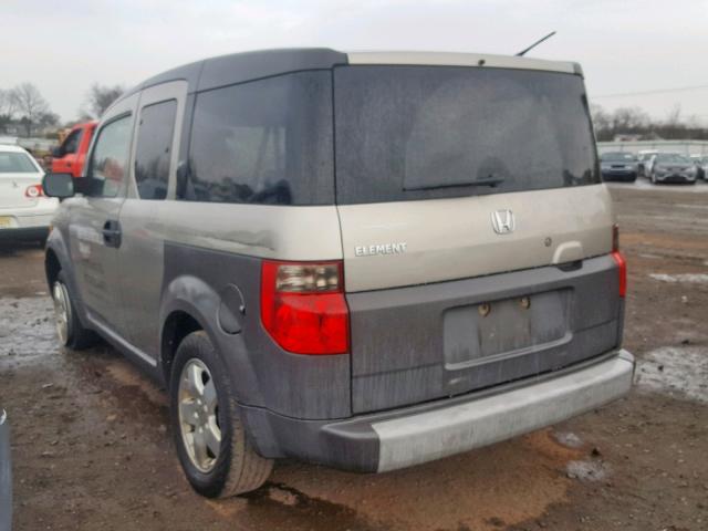 5J6YH28533L044529 - 2003 HONDA ELEMENT EX BROWN photo 3