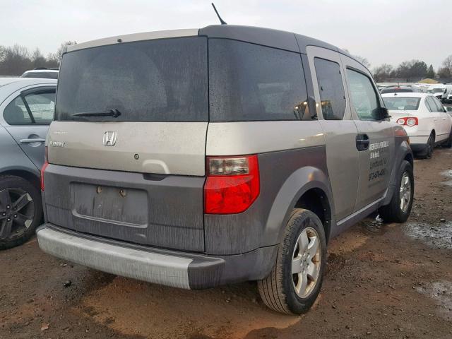 5J6YH28533L044529 - 2003 HONDA ELEMENT EX BROWN photo 4