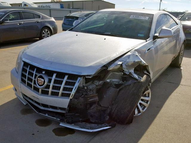 1G6DJ1E39C0158741 - 2012 CADILLAC CTS PERFOR SILVER photo 2
