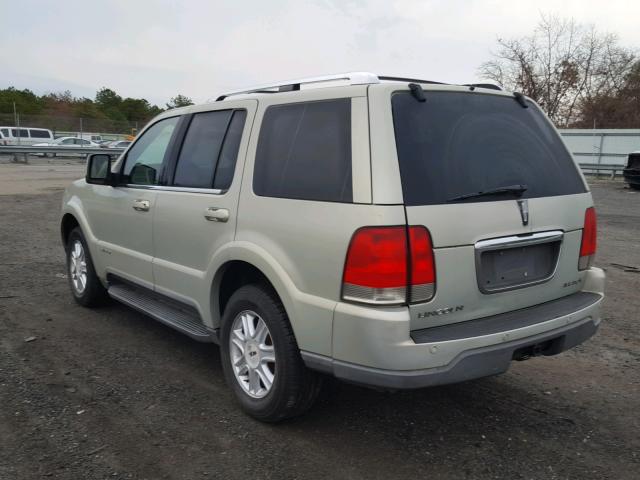 5LMEU88HX3ZJ47681 - 2003 LINCOLN AVIATOR 金色 照片 3