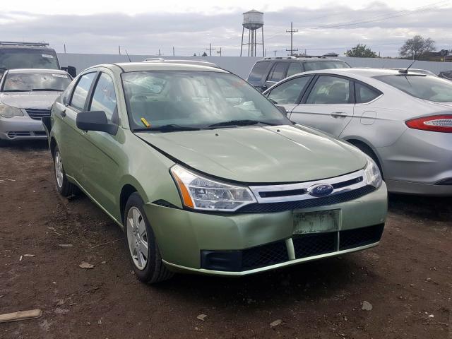 1FAHP34N78W281105 - 2008 FORD FOCUS S/SE GREEN photo 1