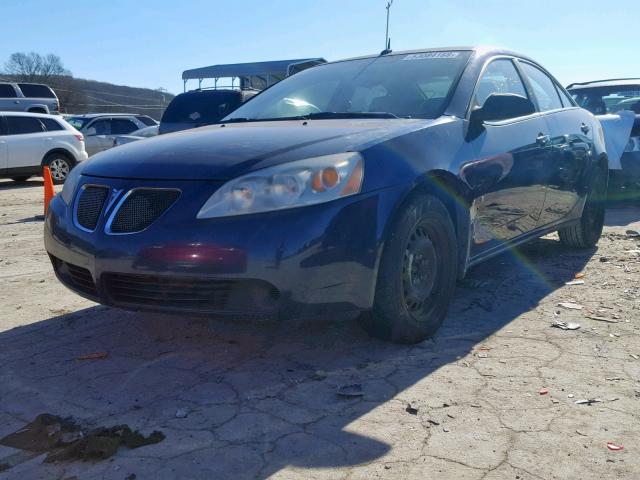 1G2ZF57B884266160 - 2008 PONTIAC G6 VALUE L BLUE photo 2