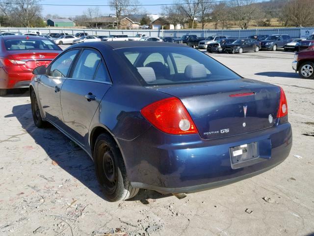 1G2ZF57B884266160 - 2008 PONTIAC G6 VALUE L BLUE photo 3