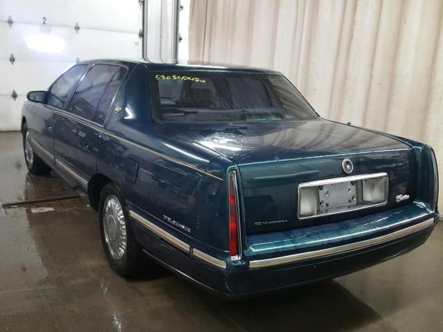 1G6KE54Y9XU798107 - 1999 CADILLAC DEVILLE DE GREEN photo 3