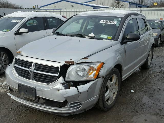 1B3HB48A19D132838 - 2009 DODGE CALIBER SX SILVER photo 2