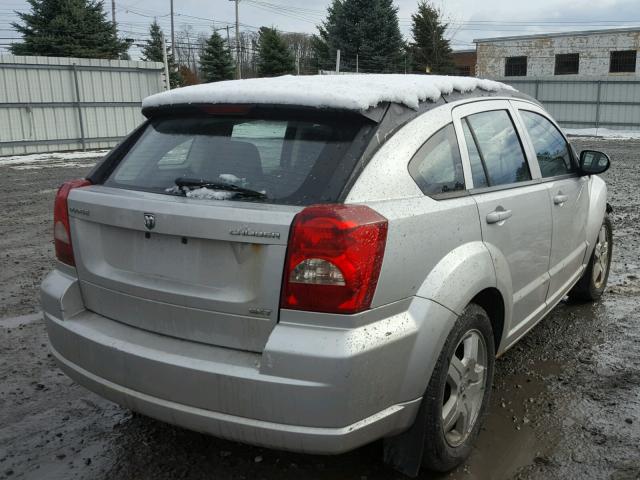 1B3HB48A19D132838 - 2009 DODGE CALIBER SX SILVER photo 4