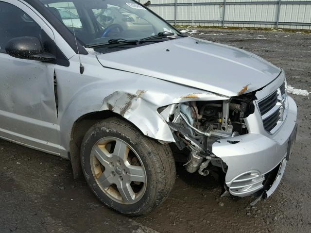 1B3HB48A19D132838 - 2009 DODGE CALIBER SX SILVER photo 9