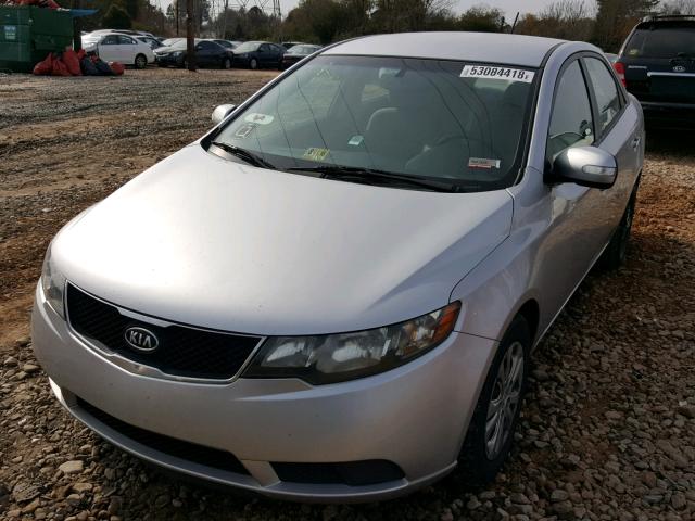 KNAFU4A25A5253094 - 2010 KIA FORTE EX SILVER photo 2