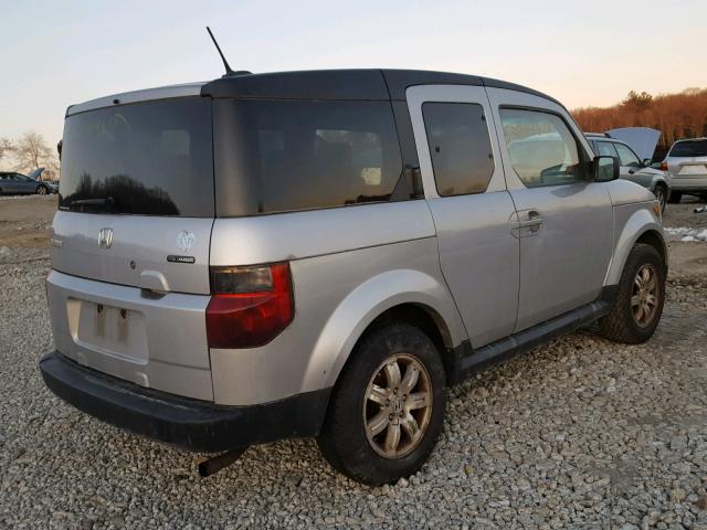 5J6YH28728L019677 - 2008 HONDA ELEMENT EX SILVER photo 4