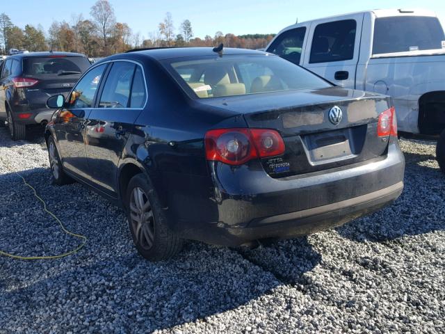 3VWST71KX6M021370 - 2006 VOLKSWAGEN JETTA TDI BLACK photo 3