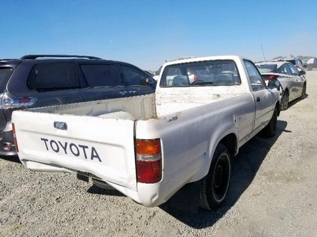 JT4RN82P3M5045699 - 1991 TOYOTA PICKUP 1/2 WHITE photo 4