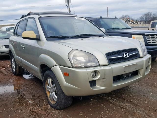 KM8JN72D37U586660 - 2007 HYUNDAI TUCSON SE GREEN photo 1