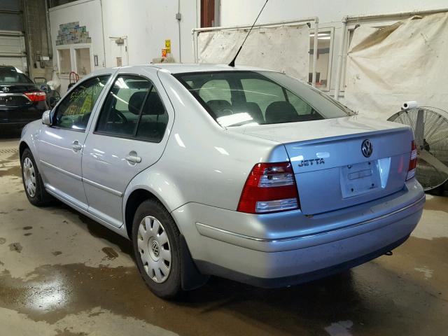 3VWRK69M54M079305 - 2004 VOLKSWAGEN JETTA GL SILVER photo 3